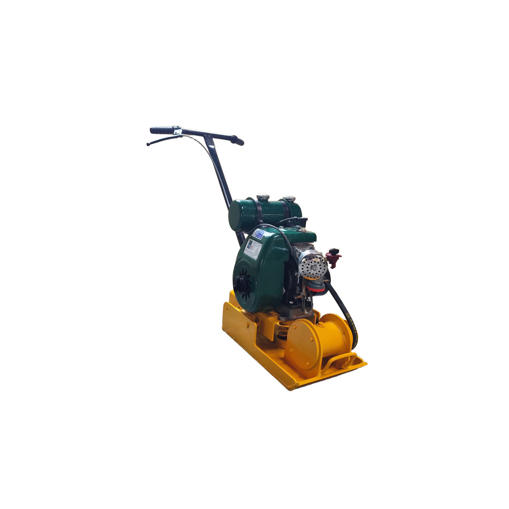 1 Ton Plate Compactor With Vijay Villiers Petrol Engine - Color: Yellow