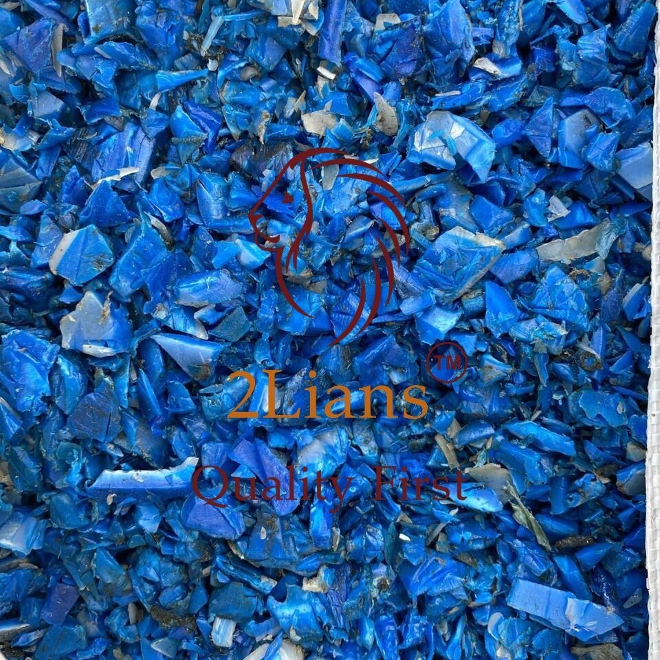 HDPE 200 LTRdrum regrind blue scrap