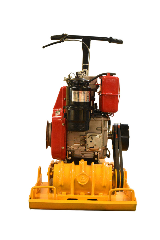 Plate Compactor With 1520 Greaves Diesel Engine - Color: Yellow