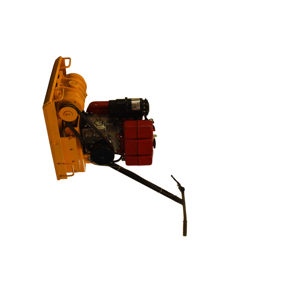 Plate Compactor With 1520 Greaves Diesel Engine - Color: Yellow