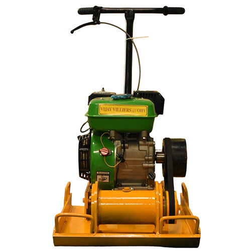 Plate Compactor With Vijay Villiers Petrol Engine - Color: Yellow