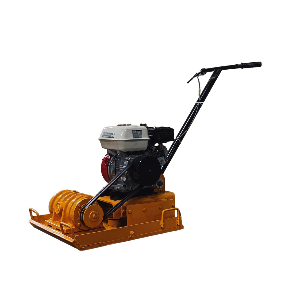 Plate Compactor With Honda Petrol Engine - Color: Yellow