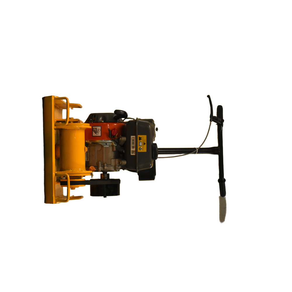 Plate Compactor With Husqvarna Petrol Engine - Color: Yellow