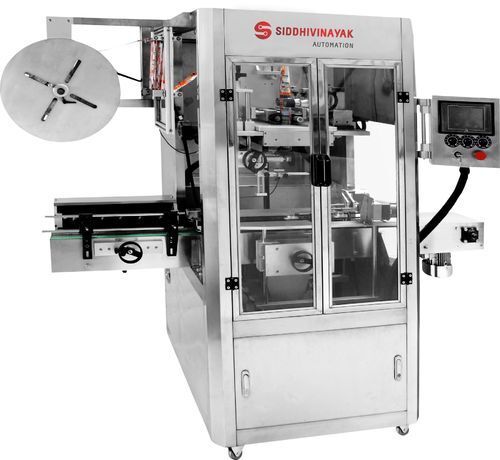 Fully Automatic Sleeve Inserting And Shrinking Applicator Machine
