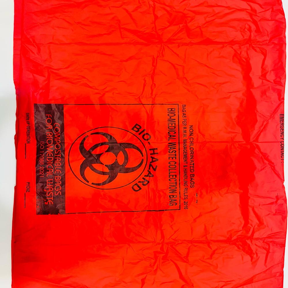 Red Bio Hazard Autoclavable Bag