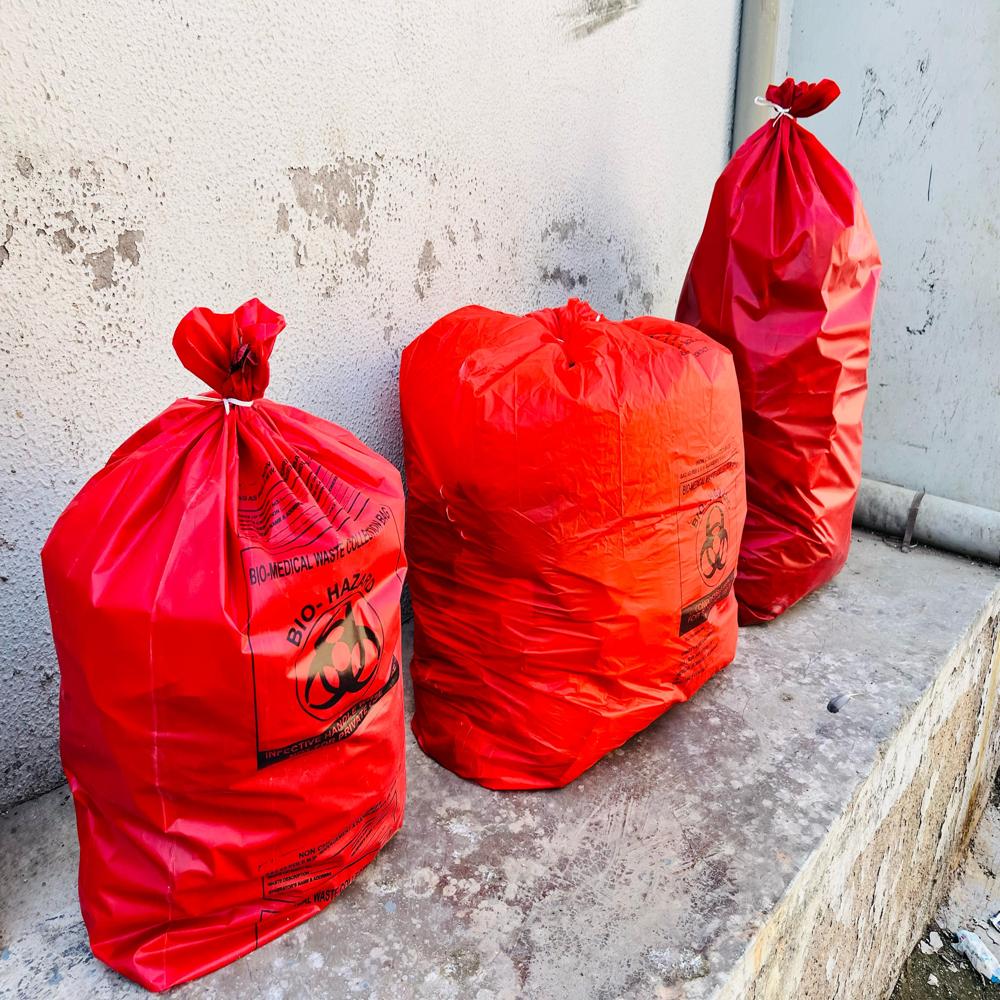 Red Bio Hazard Autoclavable Bag