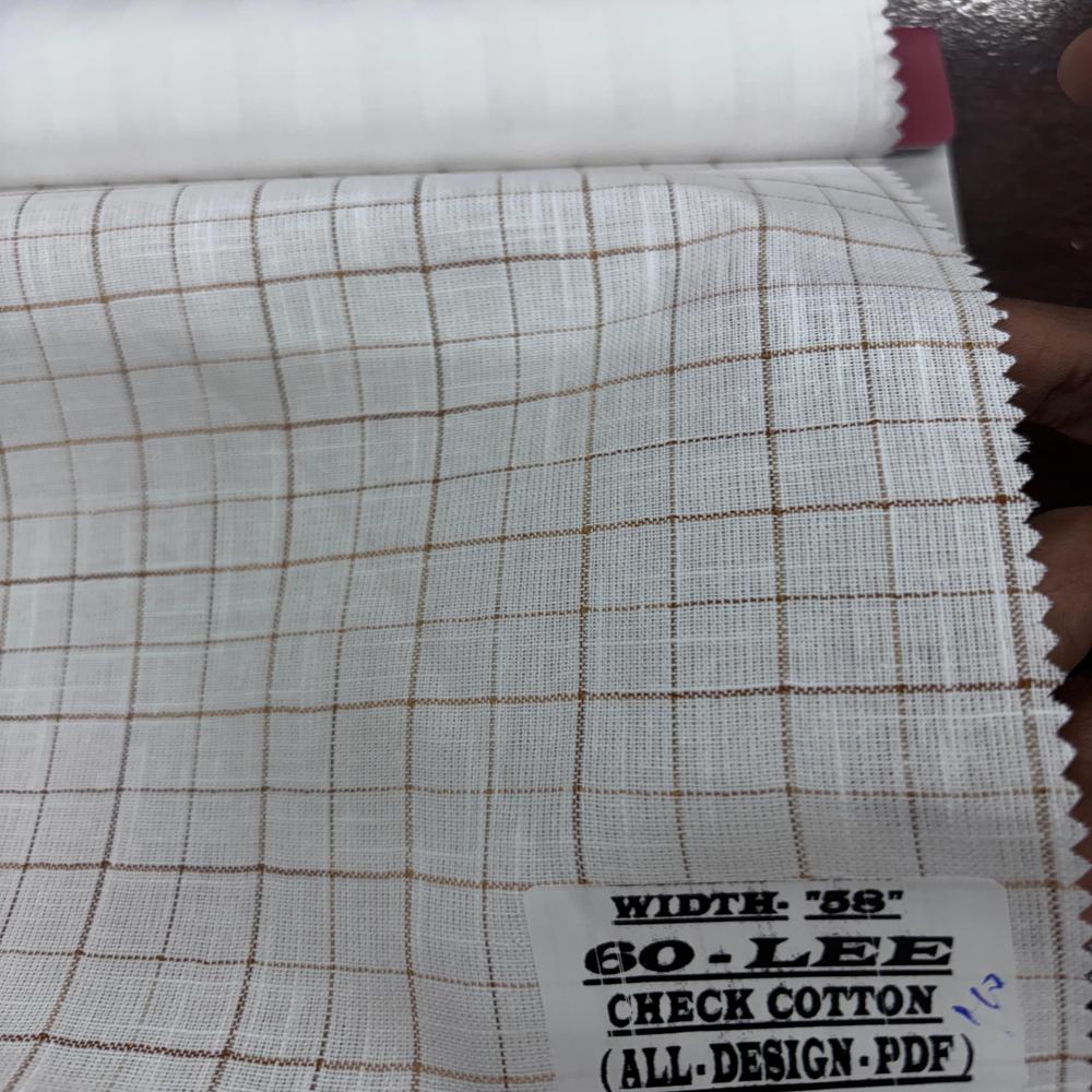 60 LEE COTTON CHECKS