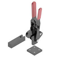Vertical Downhold Clamp - Stainless Steel, Standard Size, Silver | Durable Industrial Metal Clamp