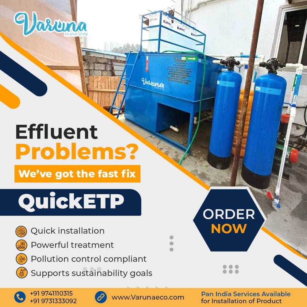 Precast Effluent Treatment Plant (Etp) - Ms Material, Adjustable Membrane Quantity, Customizable Size, 110-215 Volt | Heavy-duty Rcc Tanks, Integrated Treatment Modules