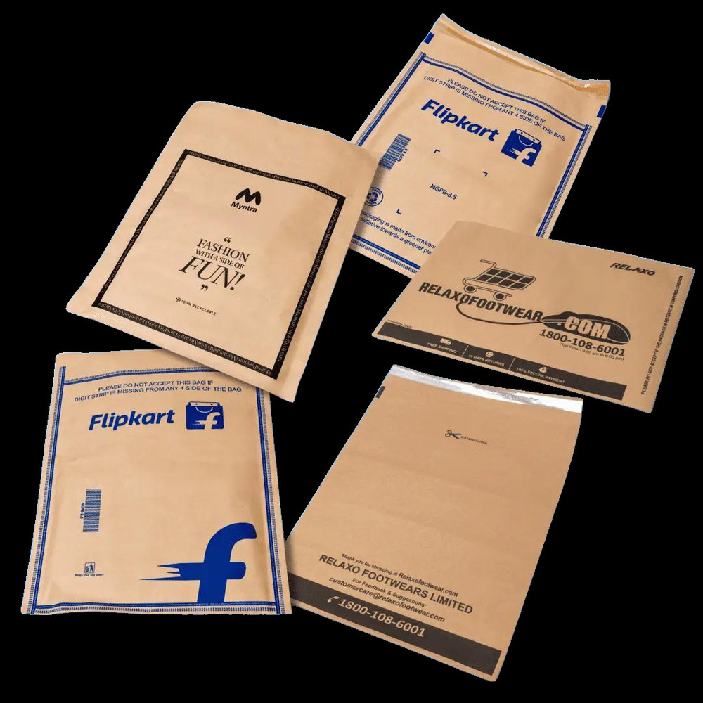 Ecommerce Paper Courier Bags - Color: Brown