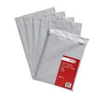 A4 Plastic Courier Bag - Color: White