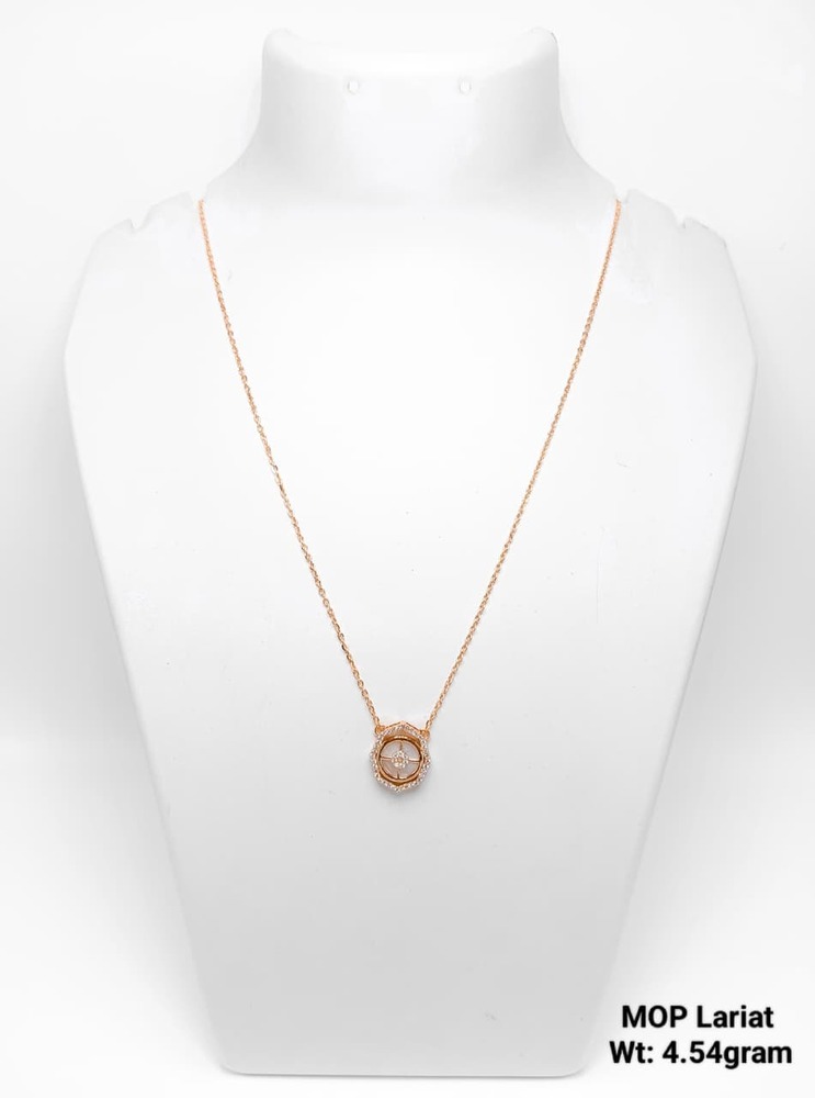 92.5% SILVER MOP LARIAT