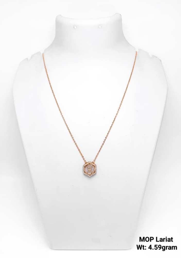 92.5% SILVER MOP LARIAT