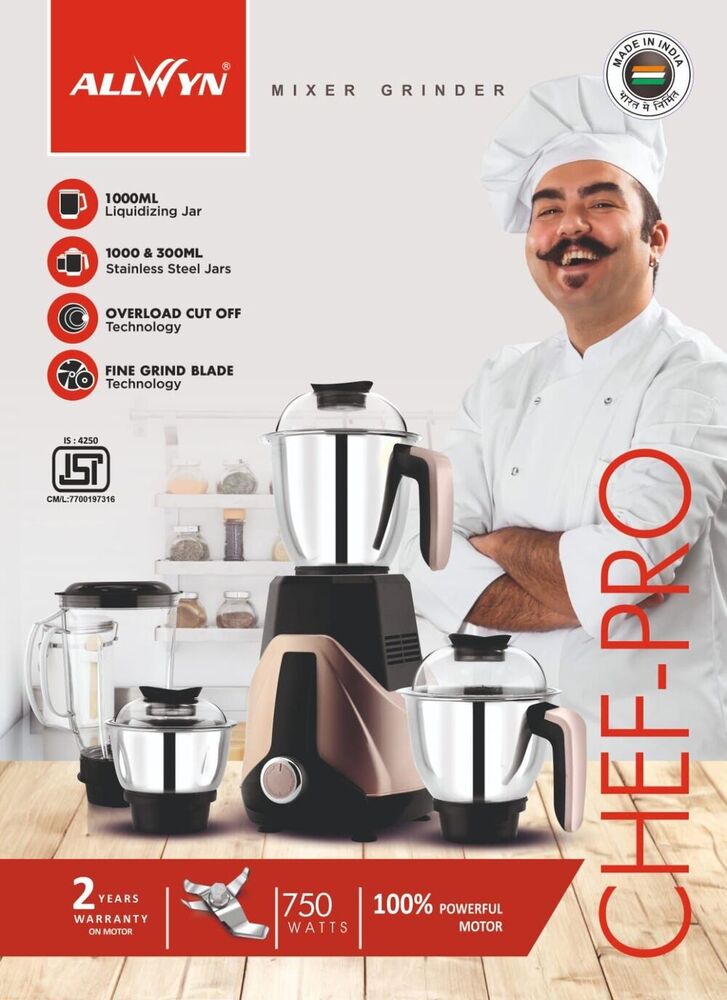 chef-pro mixer grinder
