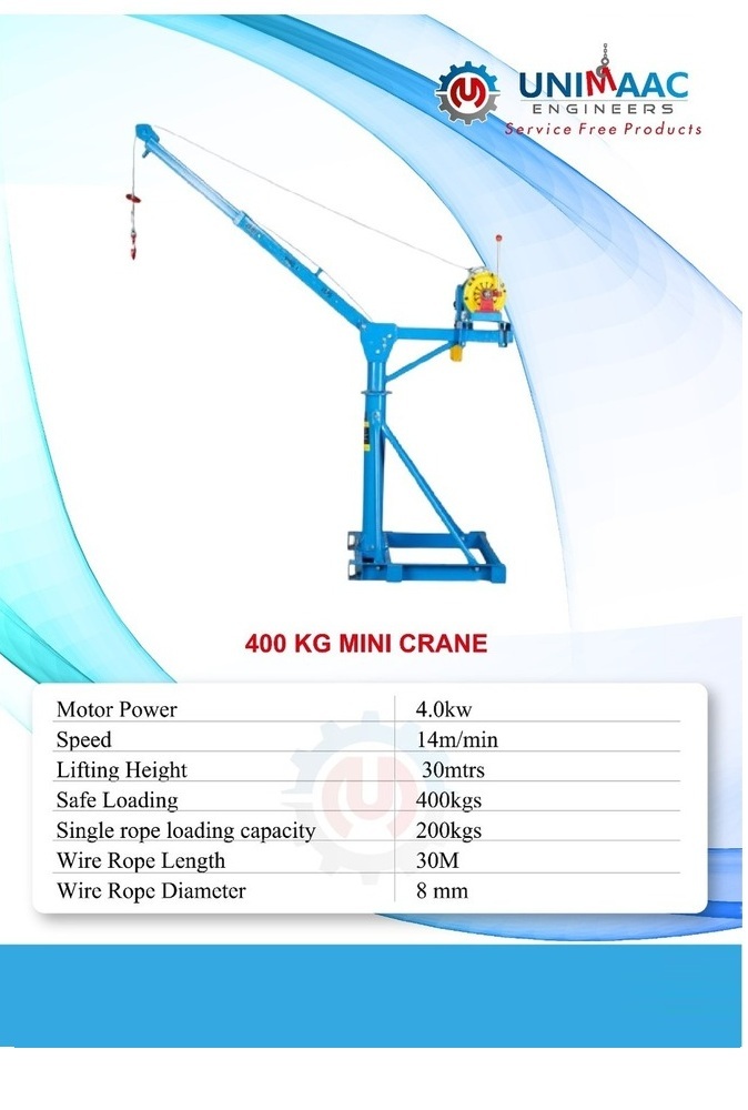 Mini Crane 400Kg (Normal) - Application: Ship Building