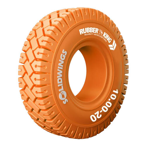 Solid Wings Non Marking 10.00-20 Solid Tyre - Application: Industrial