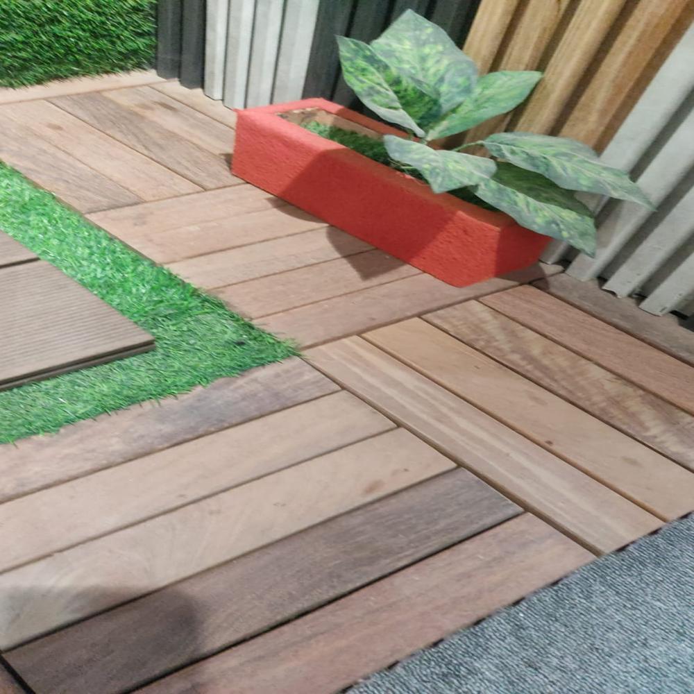 Wpc Deck Flooring - Wood & Plastic (Pc) | Water Absorption, Smooth Surface, Easy To Install, Sound Absorption, Rectangular, Brown Color