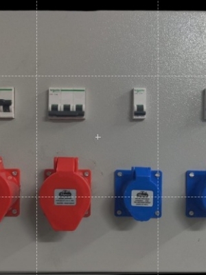 Plug Socket Control Panel - Application: Industrial