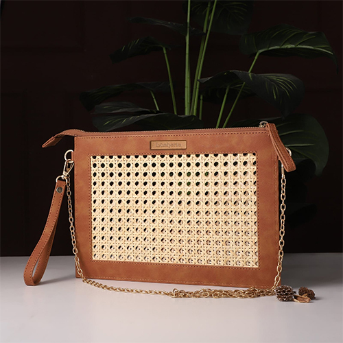 Ratan Cane Bags - Color: Brown
