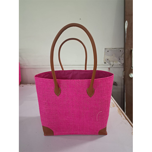 Sheetal Pati With Jute Bags - Color: Pink