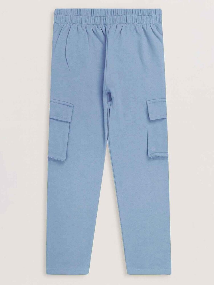 Boys Blue Cargo Track Pant