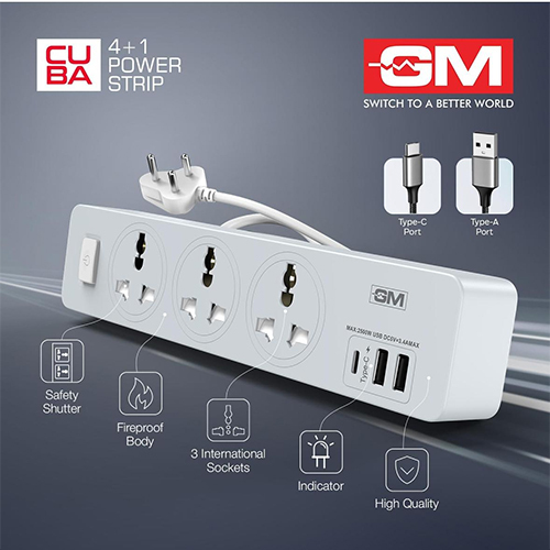 4+1 Power Strip