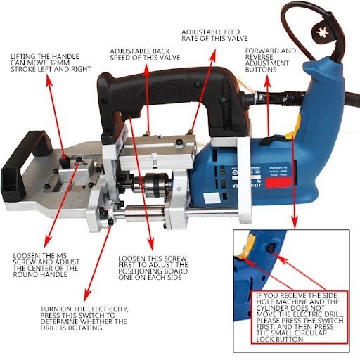 Portable Side Multiple Wood Boring Machine - Automatic Grade: Semi-automatic