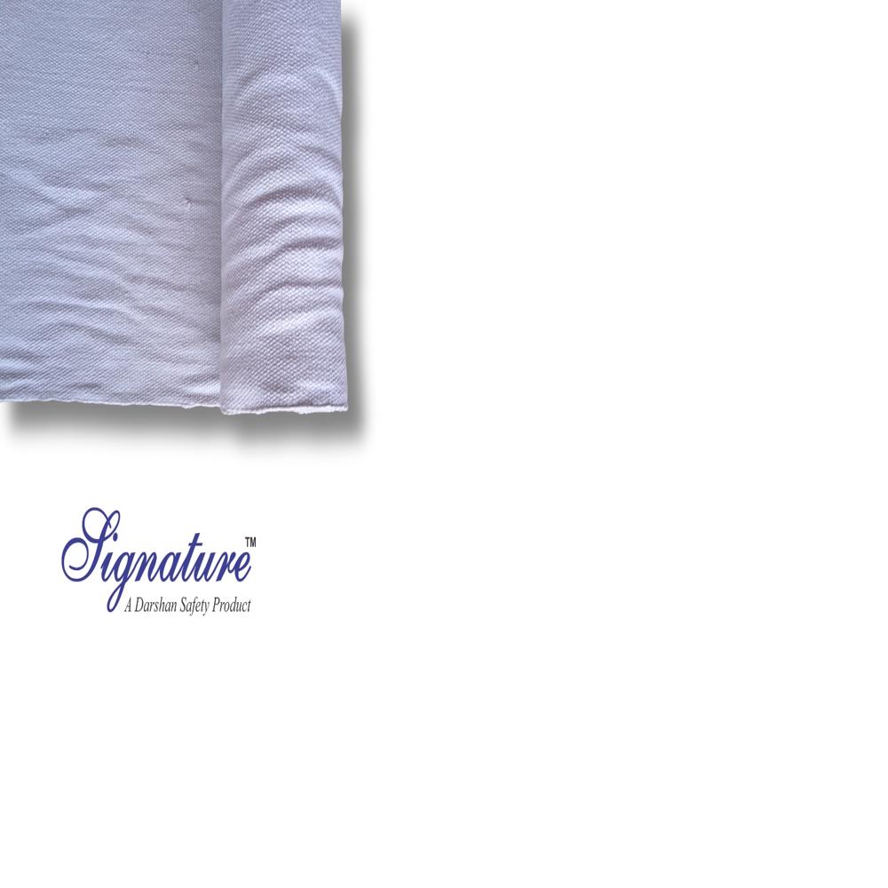 White Ceramic Fiber Cloth - Application: Textile Machine Boiler Pipe Lines Power Stations Ships For Thermal Insulation Fire Protection