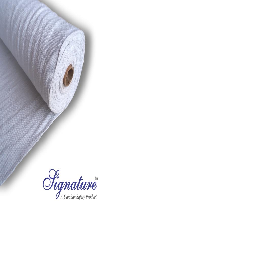 White Ceramic Fiber Cloth - Application: Textile Machine Boiler Pipe Lines Power Stations Ships For Thermal Insulation Fire Protection