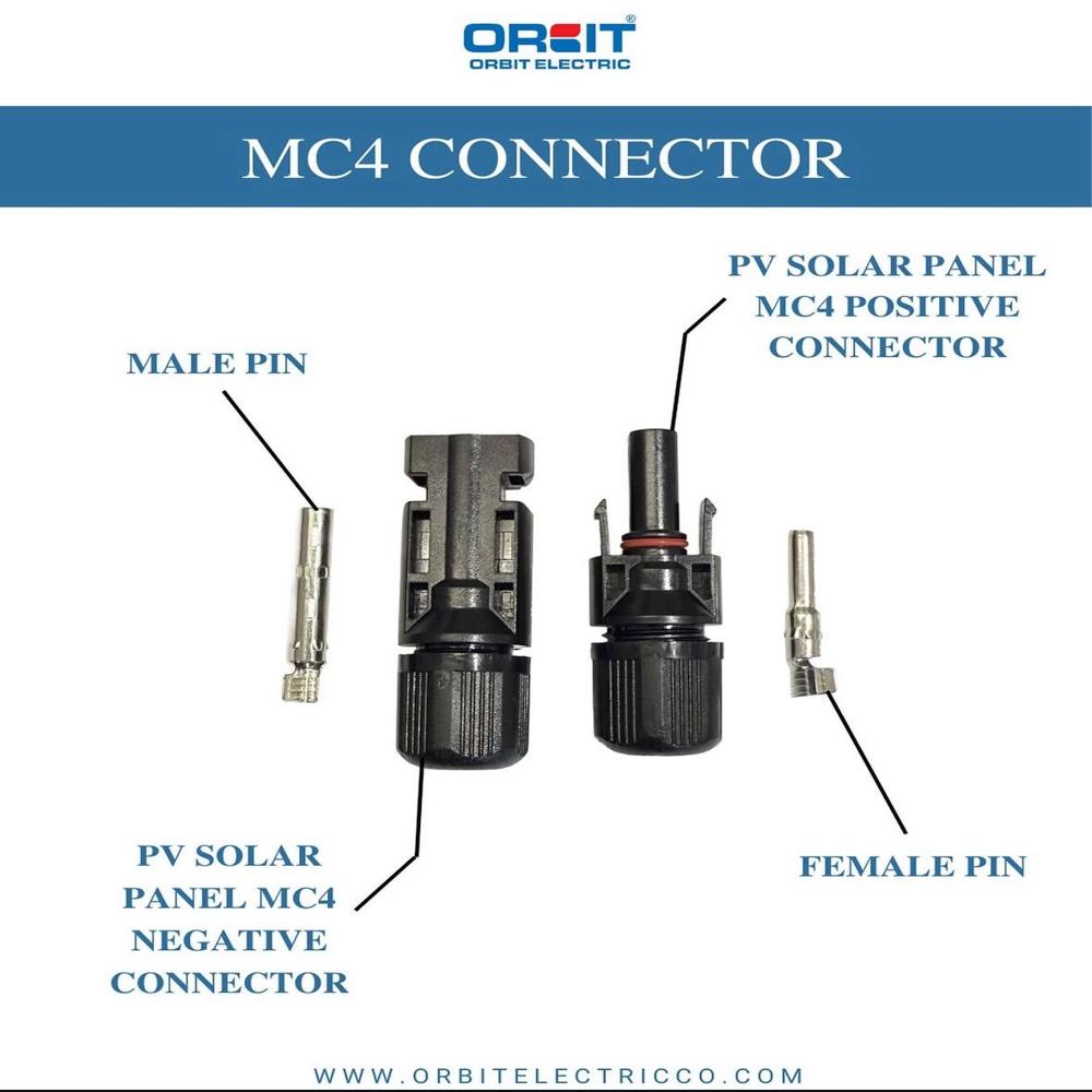 Solar Connector - Color: Black