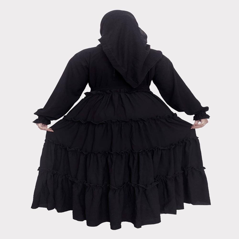 Black Plain Abaya For Women Burqa Modest WearIslamic Stylish
