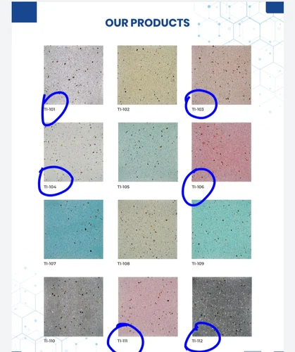 20mm Thick Terrazzo Tiles - Color: Multicolor