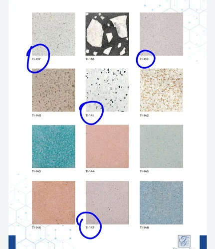 20mm Thick Terrazzo Tiles - Color: Multicolor