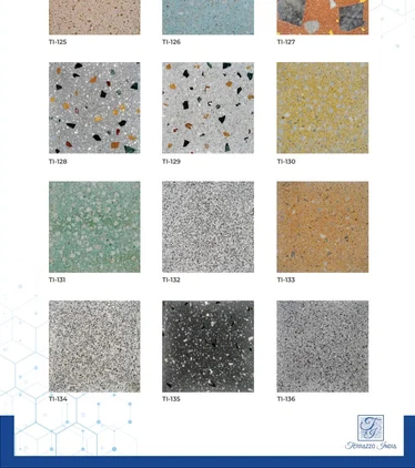 Grey Mosaic Mirrors Terrazzo Floor - Color: Multicolor