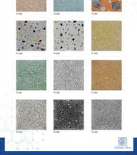 Grey Mosaic Mirrors Terrazzo Floor