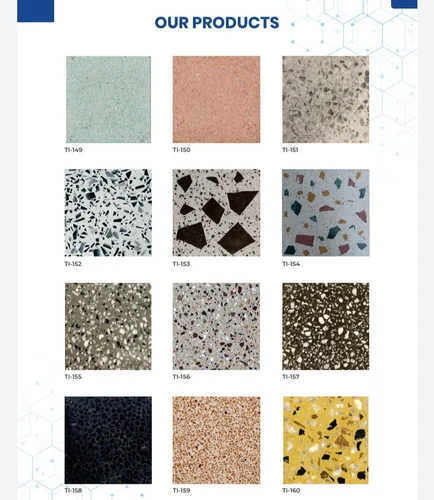 Terrazzo Floor Tiles - Color: Multicolor