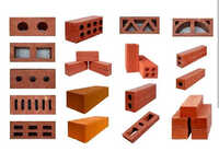 Perforated Clay Bricks - Color: Red