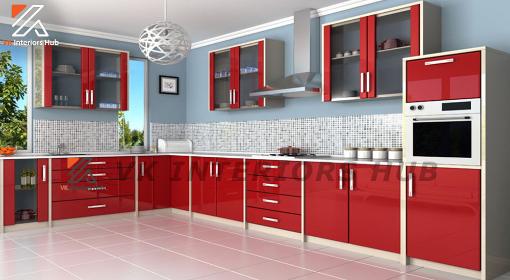 L Shaped Kitchen Interior Services
