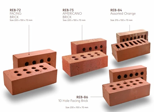 Bricks & Tiles - Color: Red