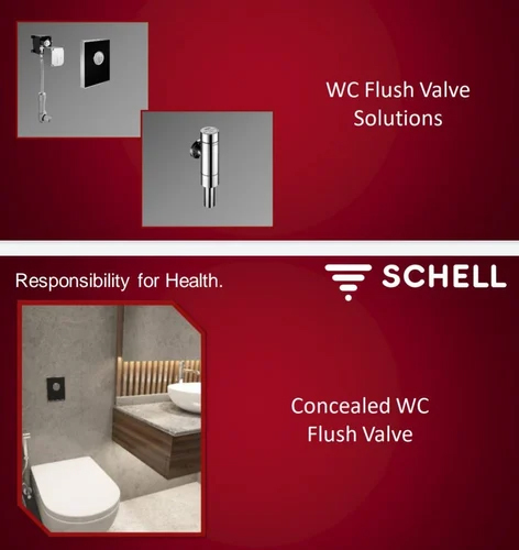 Schell Sanitary Fitting - Color: Silver
