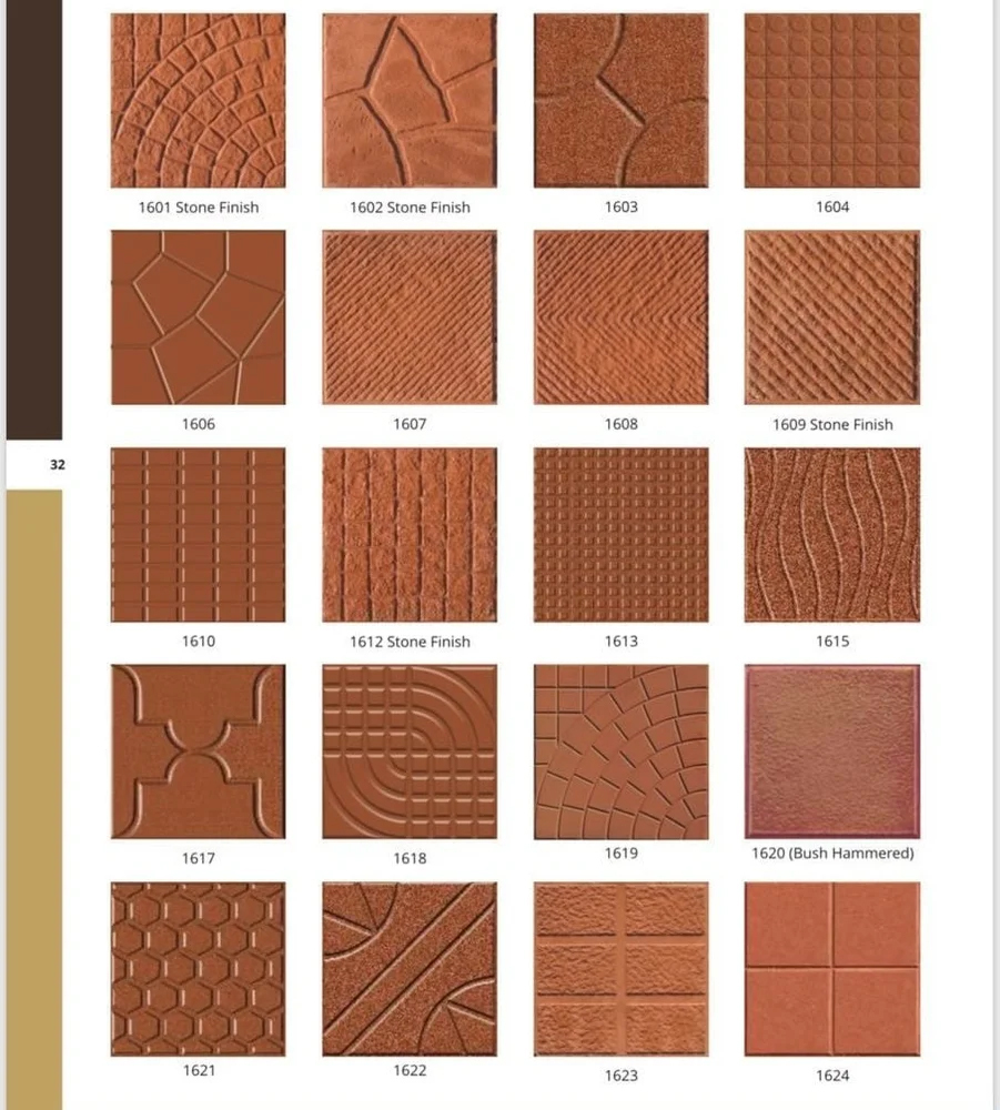 Flooring Chequered Tiles - Color: Reds / Pinks