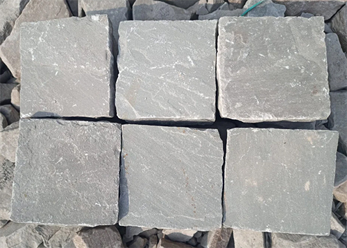 Black Granite Cobblestone - Natural Stone Type: Sandstone