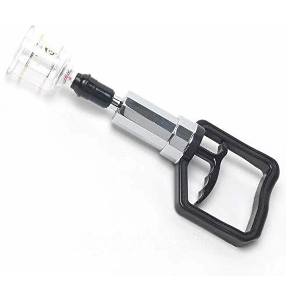 Acupressure Hijama Cupping Cups Gun For Cupping Therapy Professional Massager (Black)