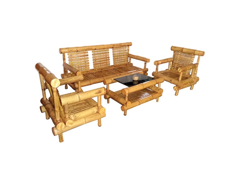 5 Seater Bamboo Sofa Set - Application: Home