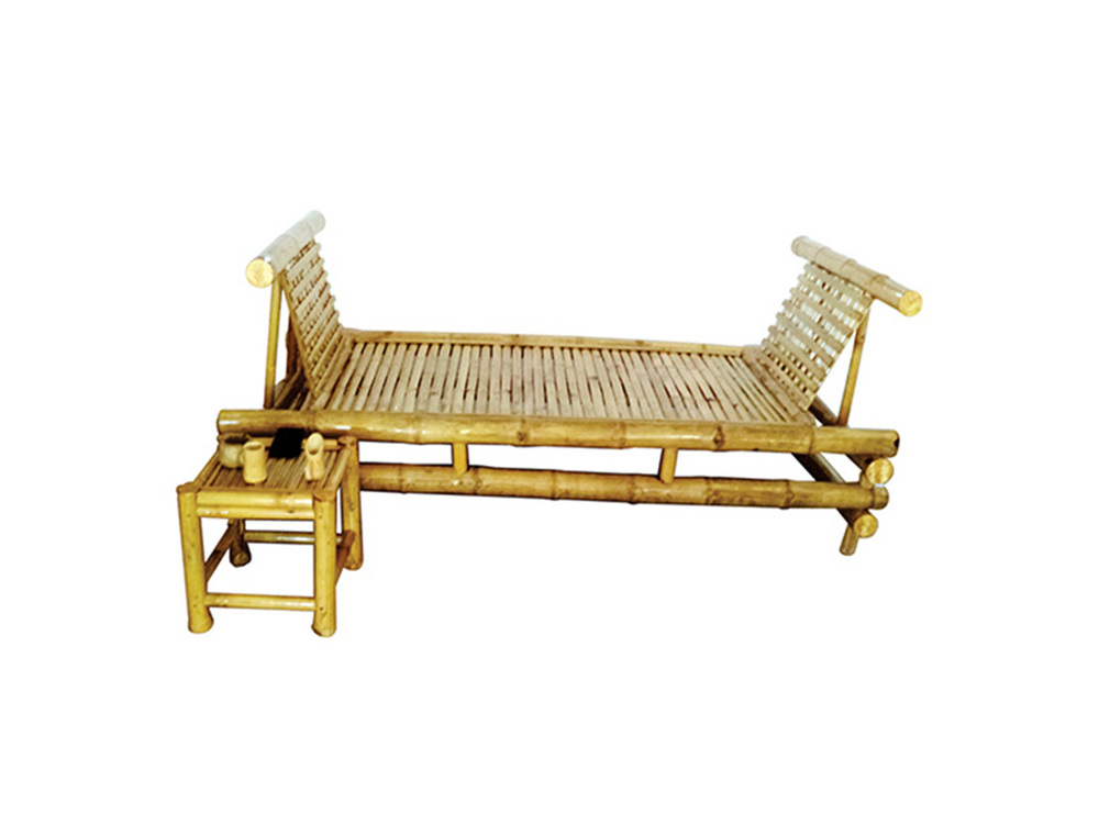 Bamboo Diwan Cot - Color: Natural