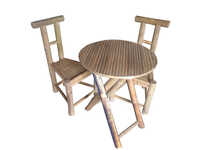 Bamboo Dining Table - Color: Natural