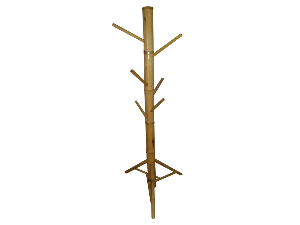 Bamboo Coat Rack - Color: Brown