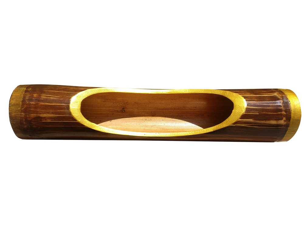Bamboo Flower Pot - Color: Brown
