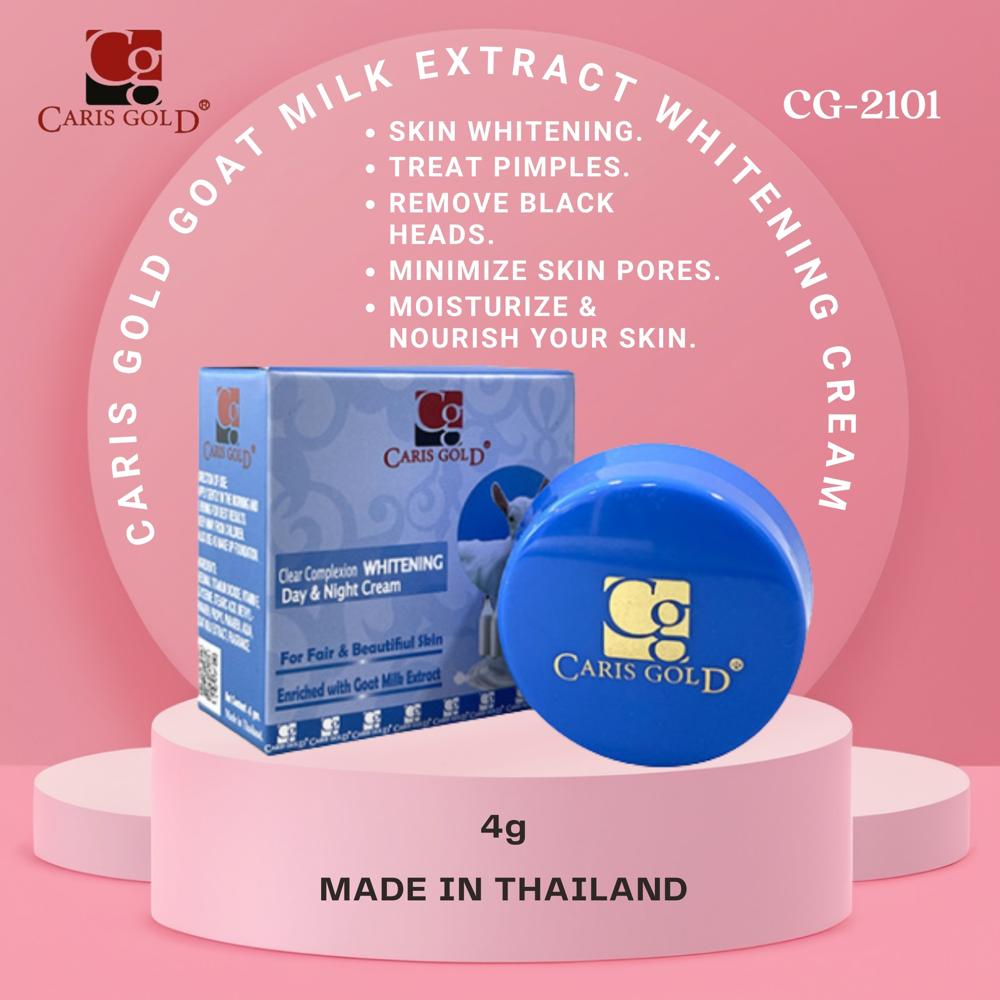 Caris Gold Goat Milk Extract Whitening Cream 4g