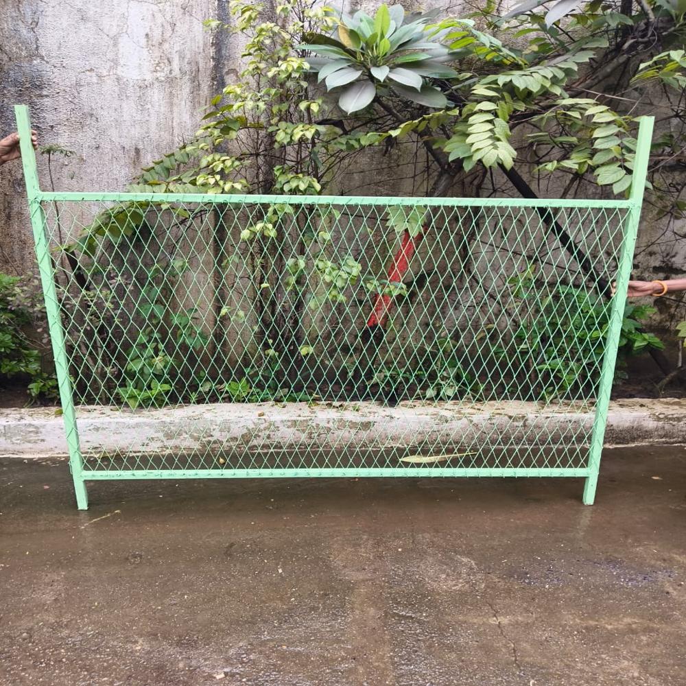 Ready made expanded metal fence